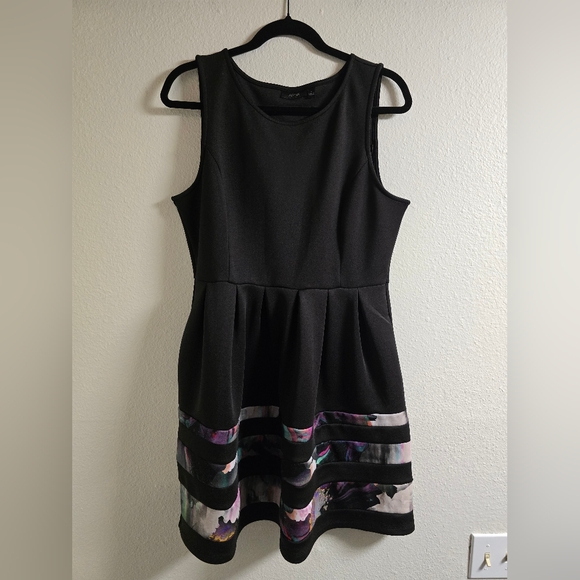 Apt. 9 Dresses & Skirts - Apt 9 Watercolor Black Dress